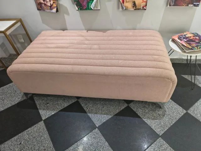 Puff longo rosa  - Foto 2