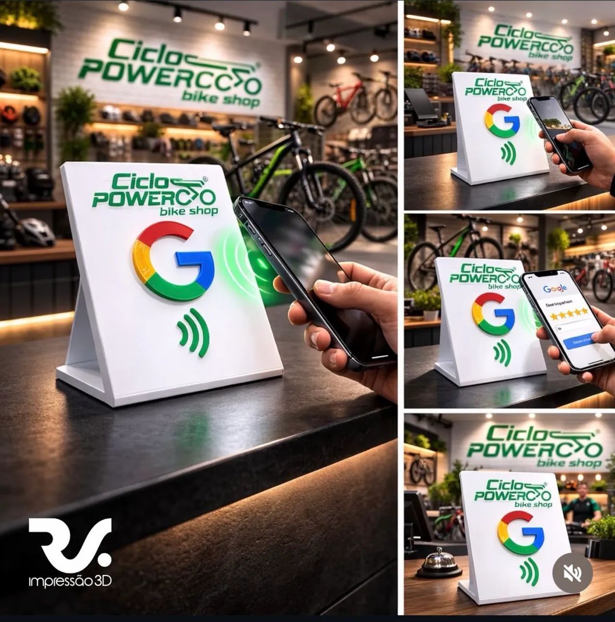 Placa NFC WhatsApp impressão 3D - Foto 2