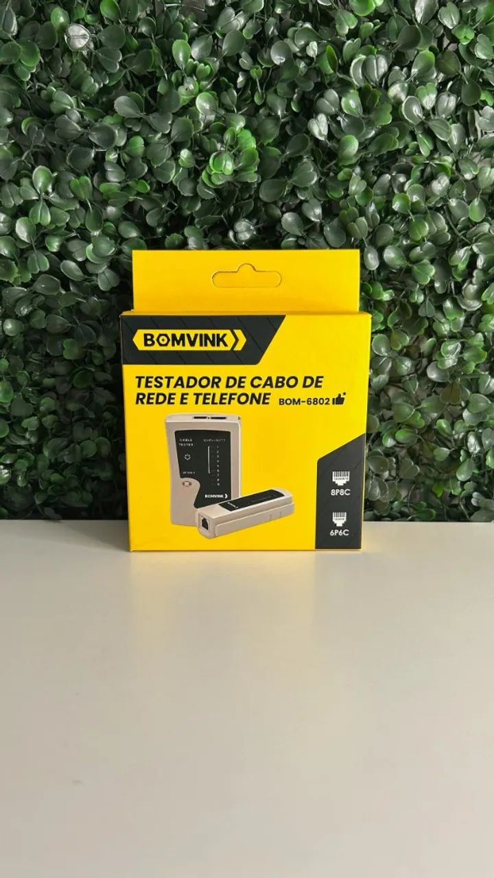 Testador de cabo de rede e telefone