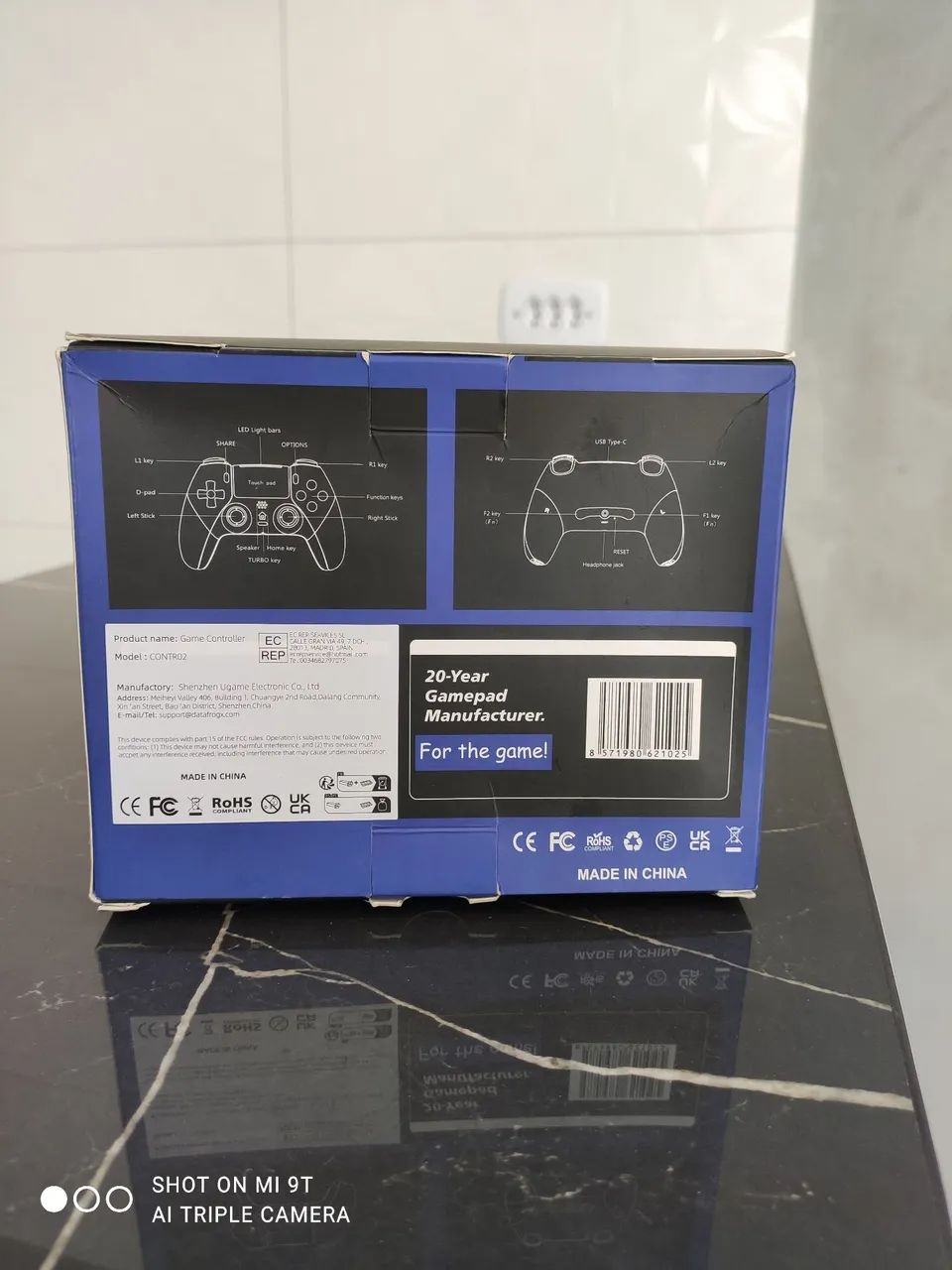 CONTROLE DATA FROG T-29 (Ps4, Pc, Android)- NOVO - SEM FIO - Foto 5