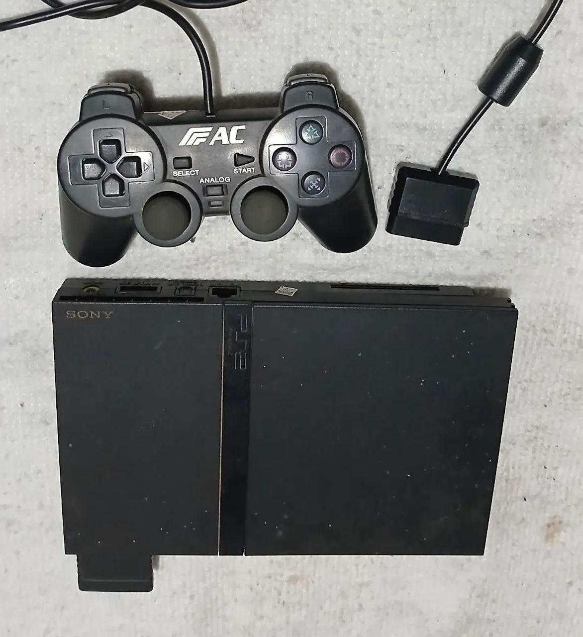 Play Station 2 com vários jogos