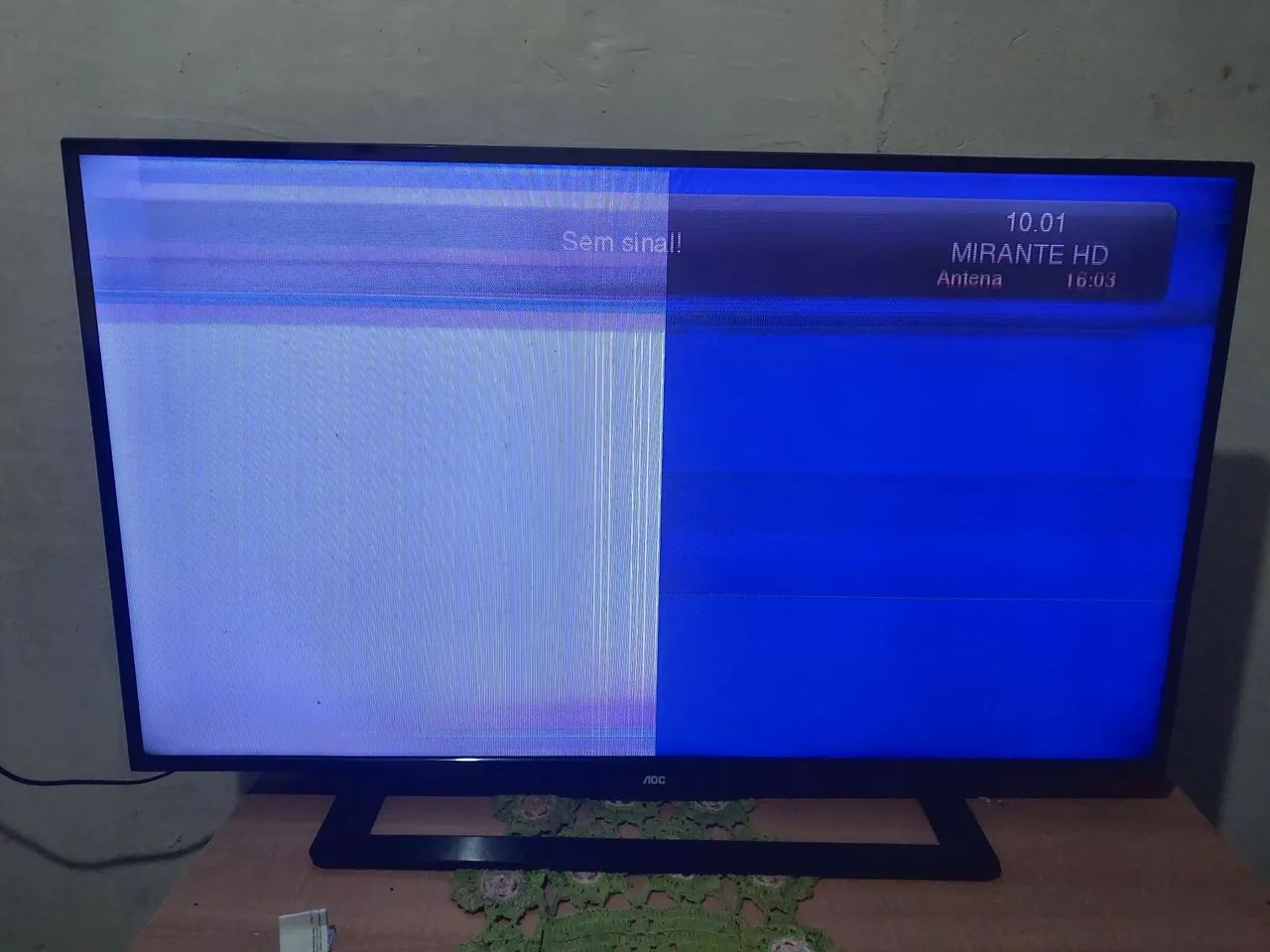 TV AOC 43 polegadas - COM DEFEITO  - Foto 4