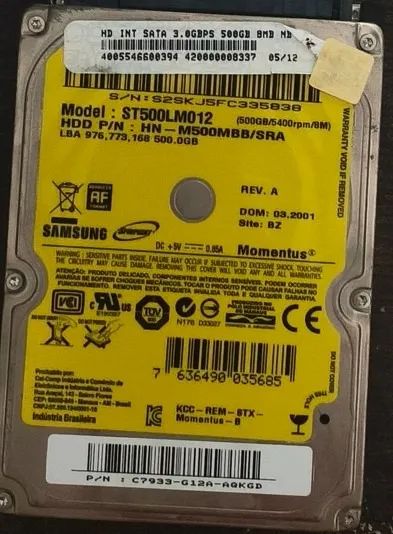HDD SAMSUNG - 500GB