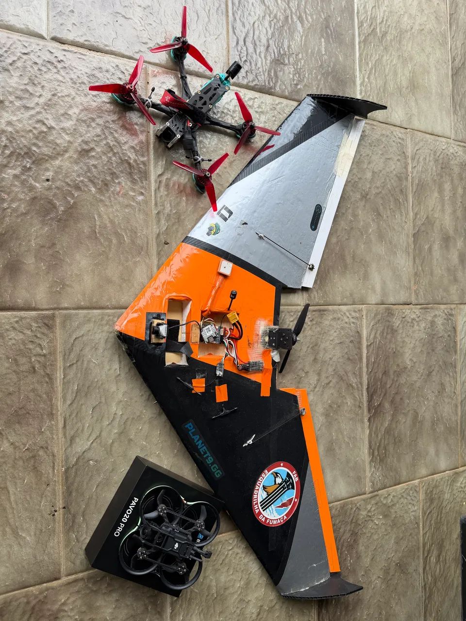 Drone racer, drone PAVO, asa voadora, todos com câmera O3 DJI, mais controel e óculos DJI. - Foto 3