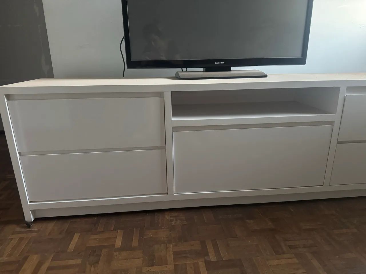 Rack branco MDF PURO REFORÇADO