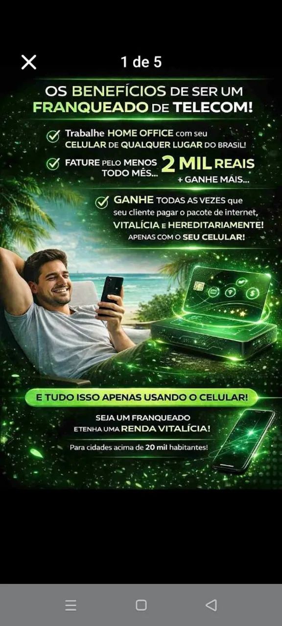 igreen telecom traga o seu número e ganhe dinheiro  - Foto 2