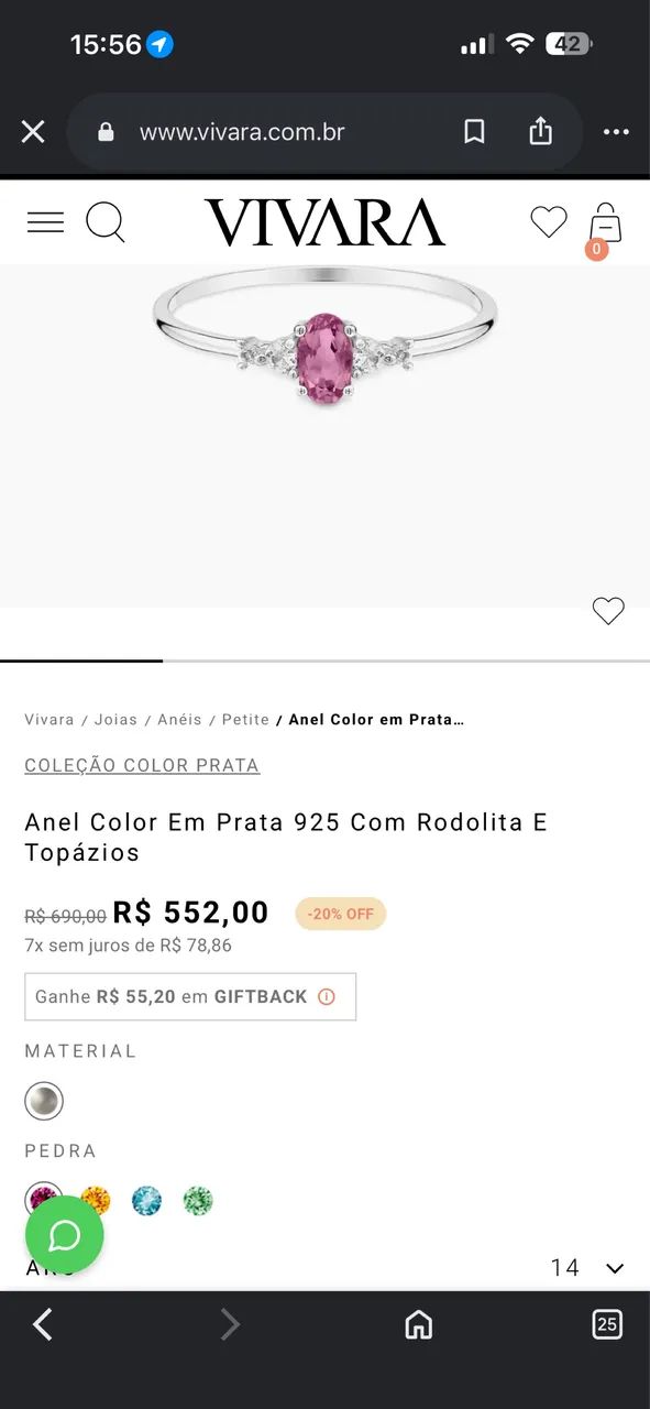 Anel vivara - Foto 3
