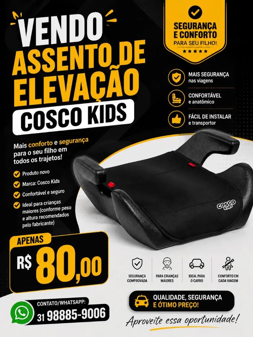 Assento infantil 