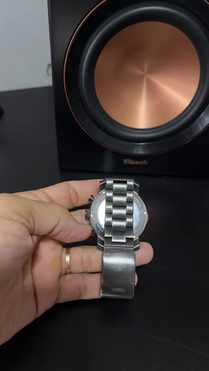 relógio fossil pulseira de metal - Foto 5