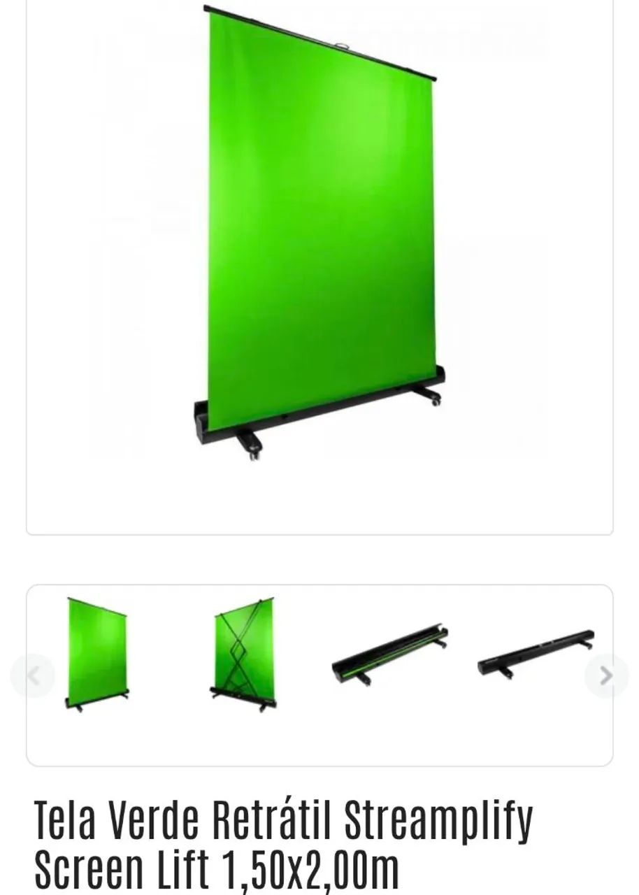 Fundo verde retrátil432957677193799680