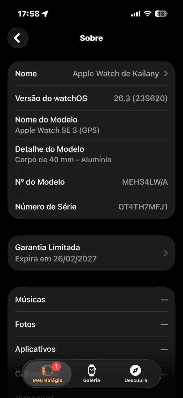 Apple watch se 3 geração starlight  - Foto 2