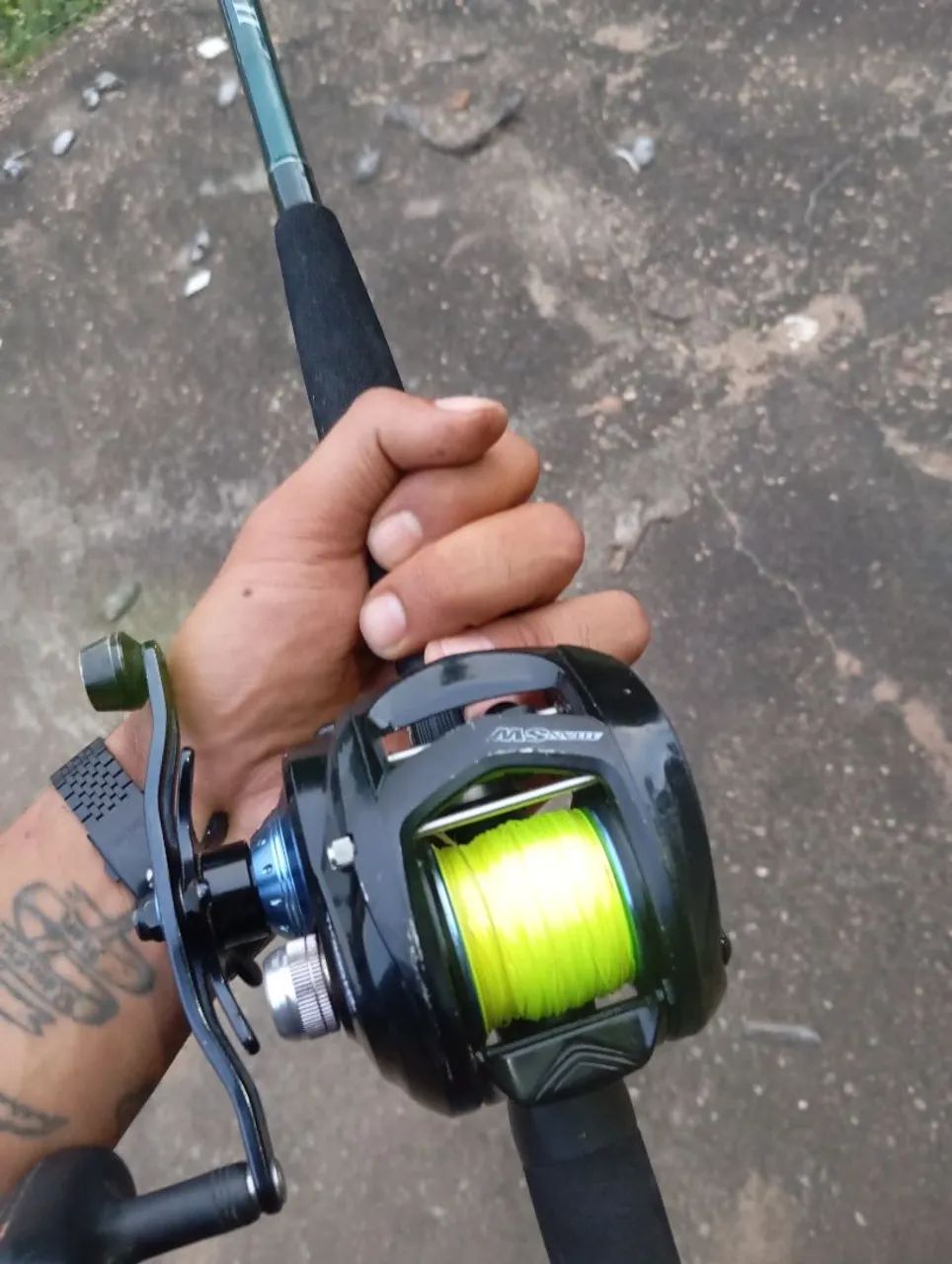 Kit completo com carretilha 