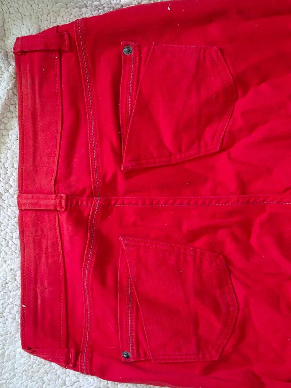 calça vermelha hering 38 - Foto 4