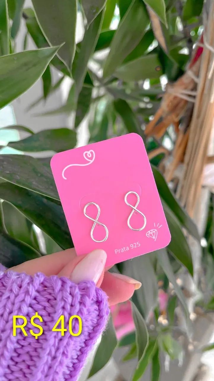 Brinco prata 925
