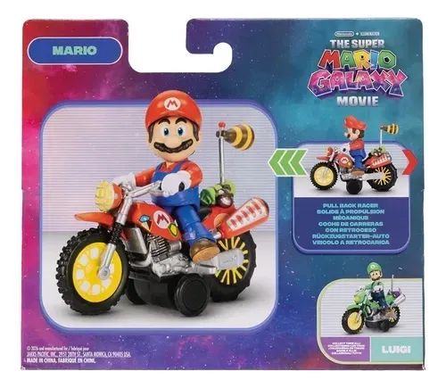Moto com boneco Mario Galaxy o filme - Foto 3