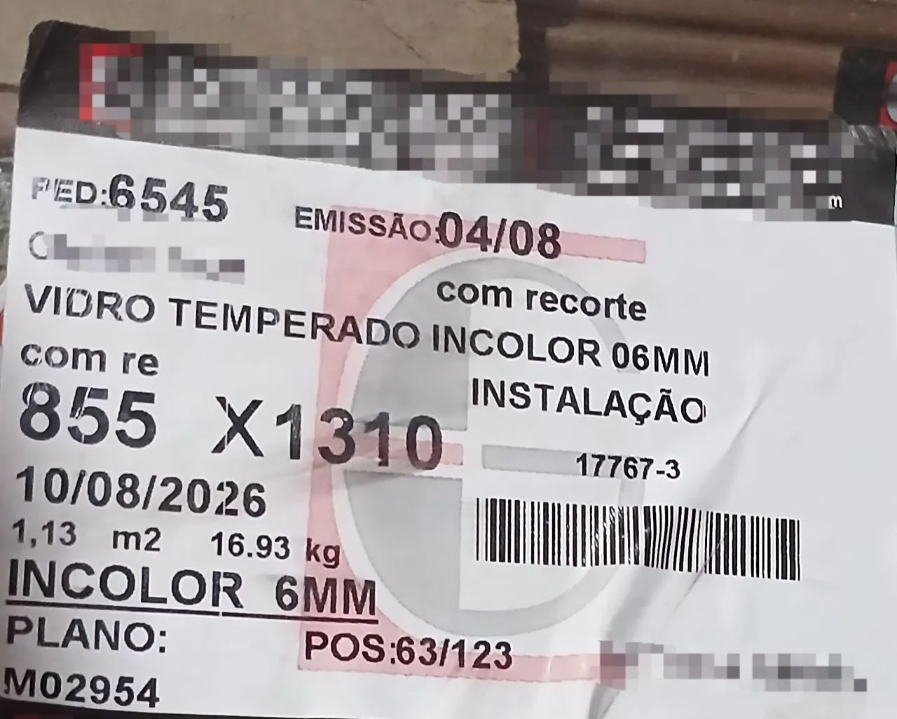 Vidros temperado para janela de M2000 - Foto 2