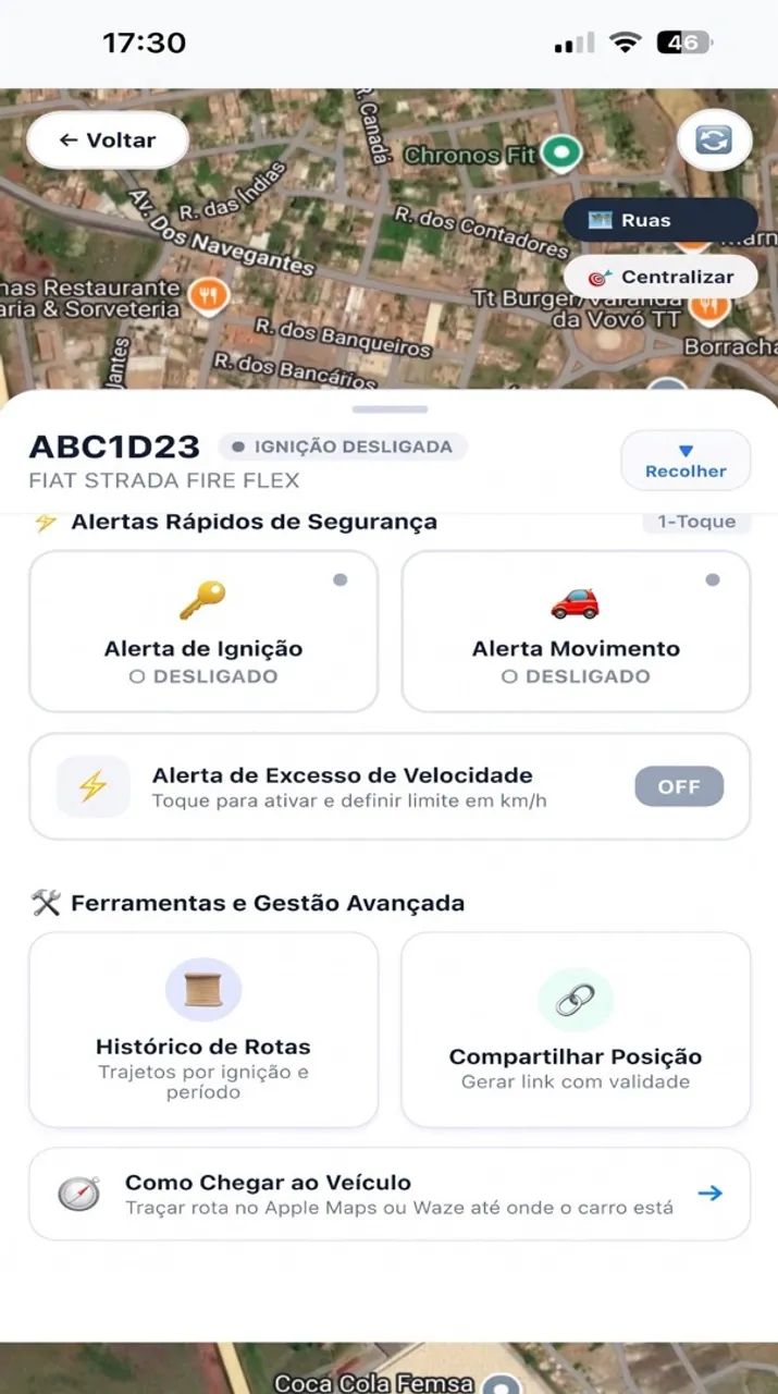 Sistema de gestão veicular 