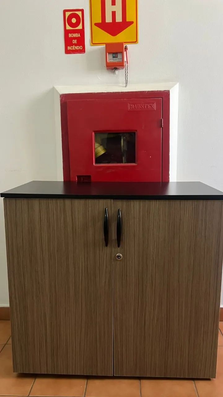 Low Cabinet / Office Counter Made of MDF – Two Doors
