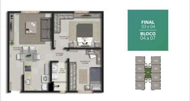Apartamento a 5 Minutos do Centro - Foto 3