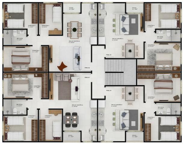 Apartamento de 2 dorm prox a imbralit A - Foto 5