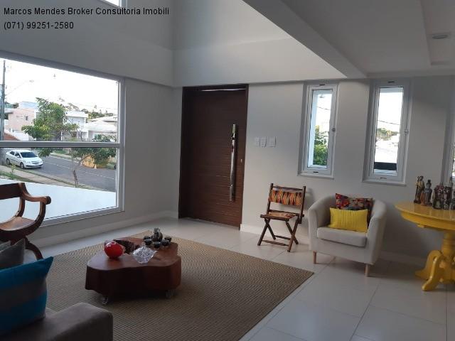 Casa em alphaville salvador 2 com 4 suítes! imóvel com bom acabamento em bom local do cond
