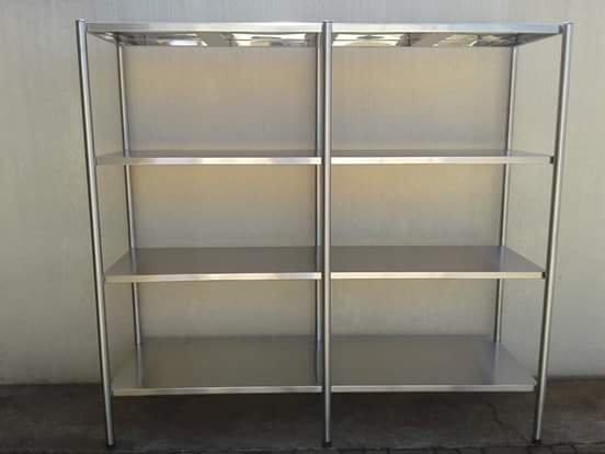 Prateleira 1.90 x 50 x 1.80 altura com 4 planos lisos. suporta 100 quilos cada plano
