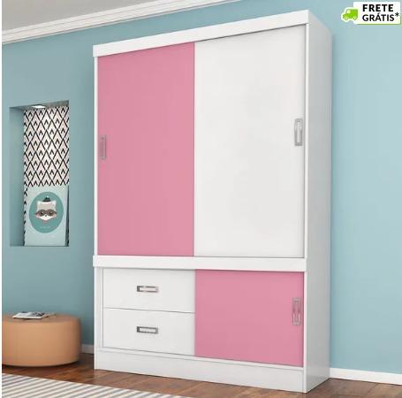 Belissimo Guarda Roupa de Portar de Correr Ideal Para Apartamento 699,00(Entrego e Monto)