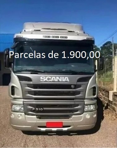 SCANIA P310 2016 8X2 BITRUCK REFRIGERADO, ENTRADA MAIS PARCELAS COM CONTRATO DE SERVIÇO.