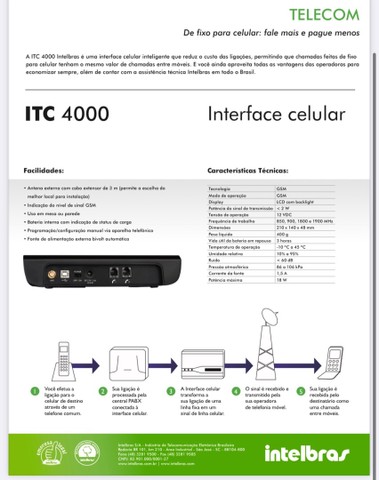 Interface celular Intelbras luminoso  - Foto 3
