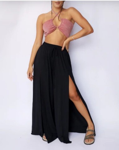Pantalona loja da Bruna - fenda lateral tam PP