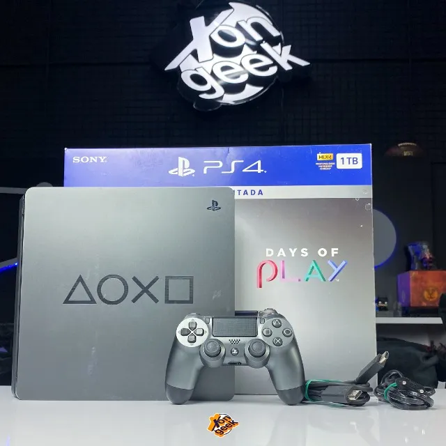 PlayStation 4 Slim 1000Go - Gris - Edition limitée Days of Play