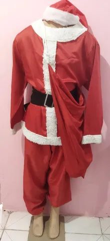 Roupas e acessórios de papai Noel 