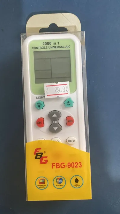 Controle Universal para Ar-condicionado - Solução Versátil para Vários Modelos