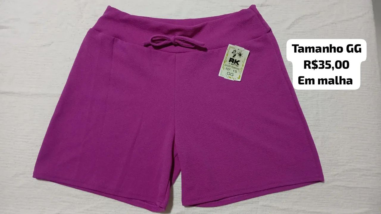 Shorts  GG em Malha conforto e qualidade  - Foto 4