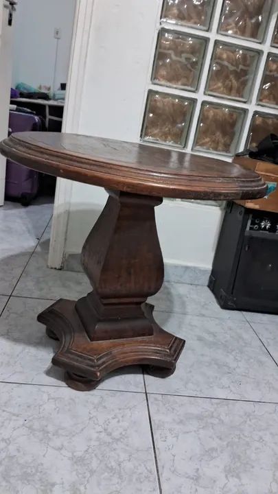 Round Solid Wood Table64985887704963120