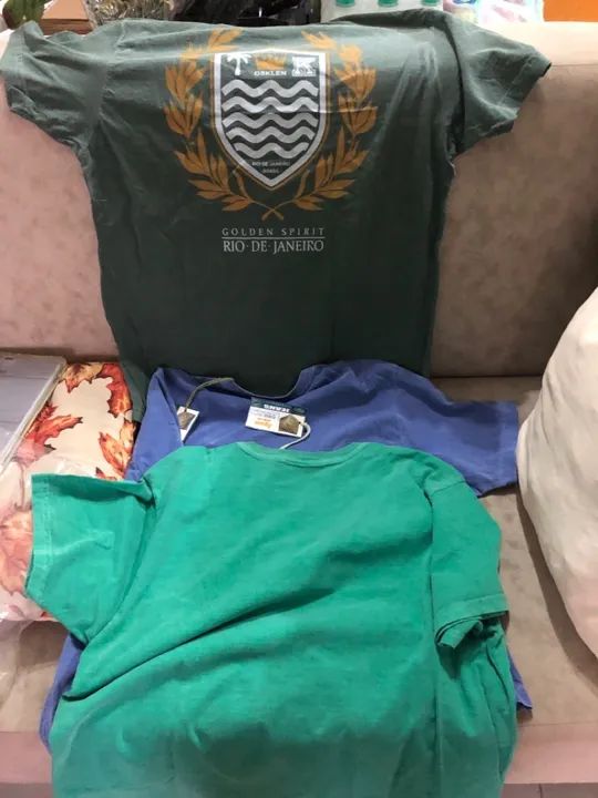 Camisetas Osklen P 3 unidades - Foto 2