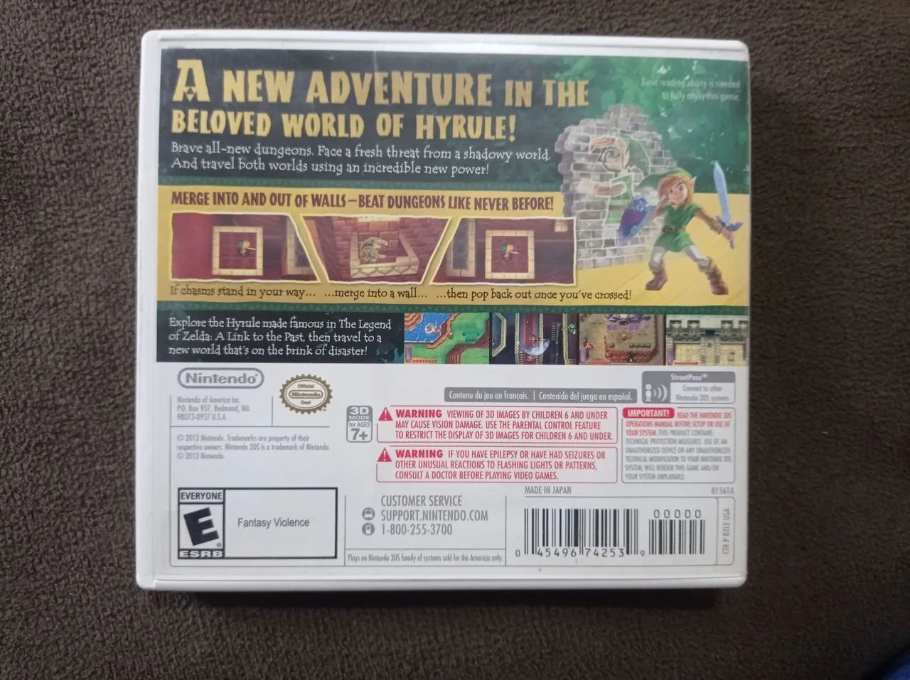 Jogo The Legend of Zelda: A Link Betwe en Worlds para Nintendo 3DS Original semi nova - Foto 2