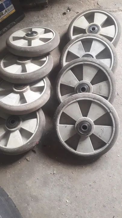 Rodas com rolamentos