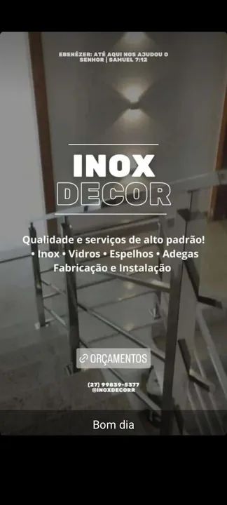 Corrimão bancadas coifa guarda corpo mesa  - Foto 2