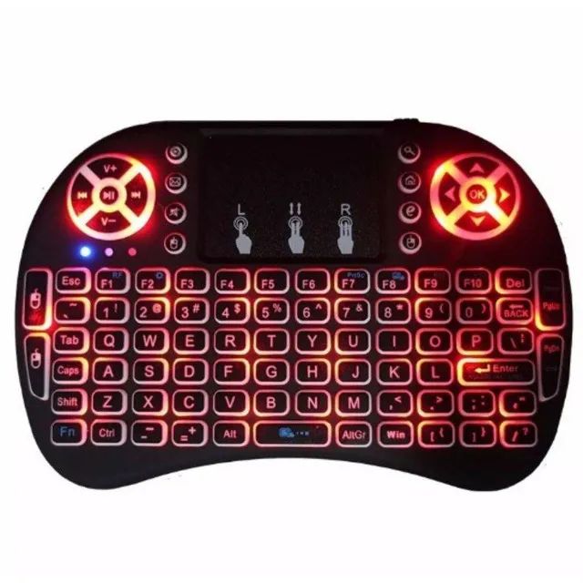 Mini Teclado Mouse Usb Wireless Touch Game Smart Tvbox Pc - Foto 3