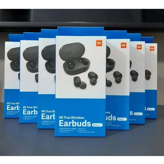 Fone De Ouvido Sem Fio Xiaomi Mi True Wireless Earbuds Basic 2 100% ...