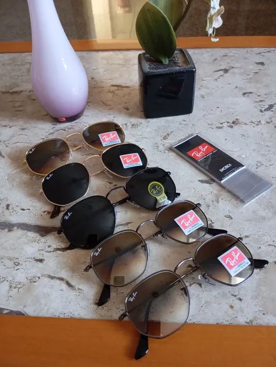 Hexagonal RB 3548 54-21 Rayban