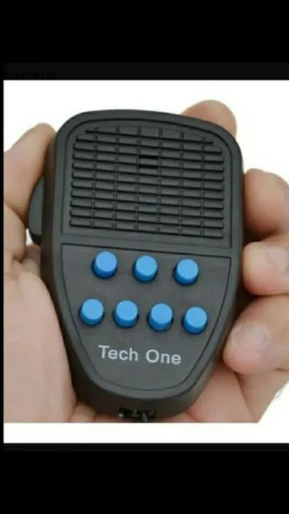 Sirene de Som Portátil Tech One com 7 tons aceito cartão!