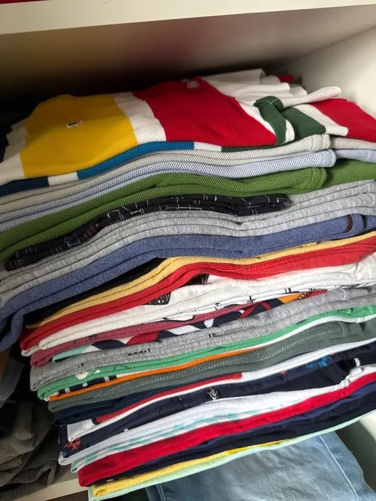 Lote de roupas infantis diversas VENDO A UNIDADE ( TIGOR / CK / LACOSTE?) - Foto 4