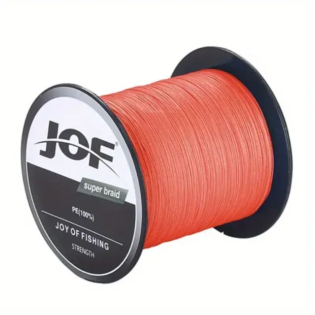 Linha multifilamento X8 - JOF - 500metros cor laranja - 0,28mm - 39LB - Foto 2