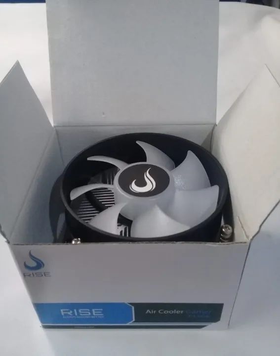 Cooler de processador Rise Mode X4, LED Rainbow, Intel, 90mm. - Foto 6