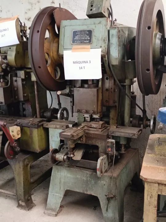 Lote de prensas excêntricas com alimentadores de 12 ton. - Foto 4