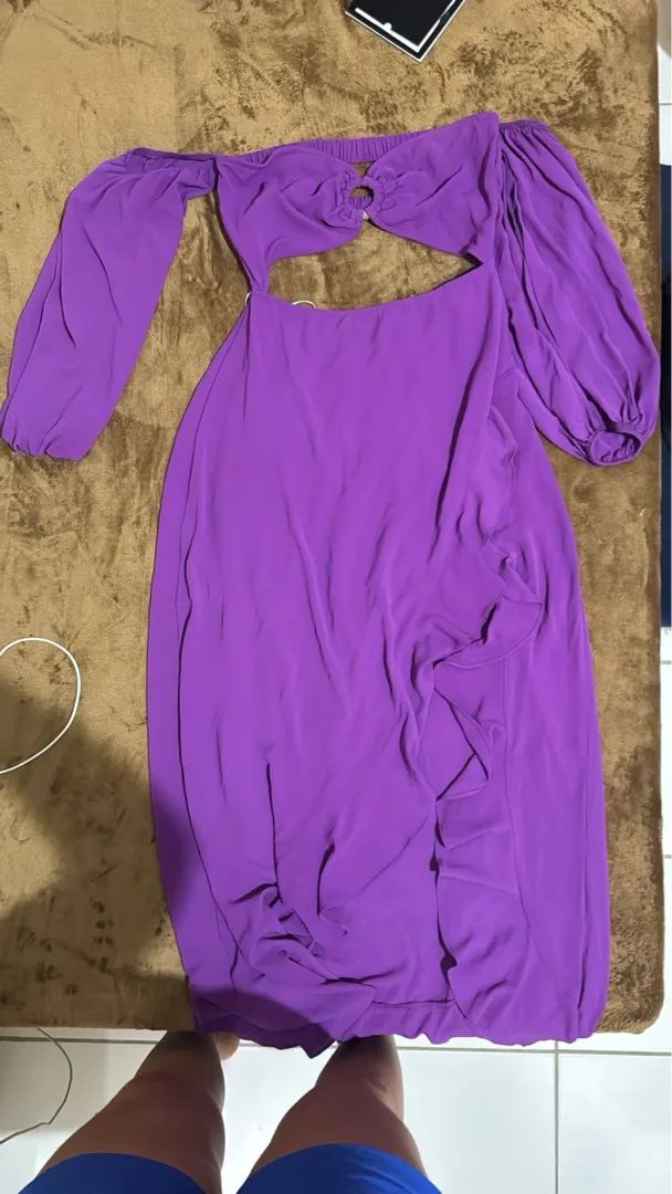 Vestido roxo lindo para arrasar! - Foto 3