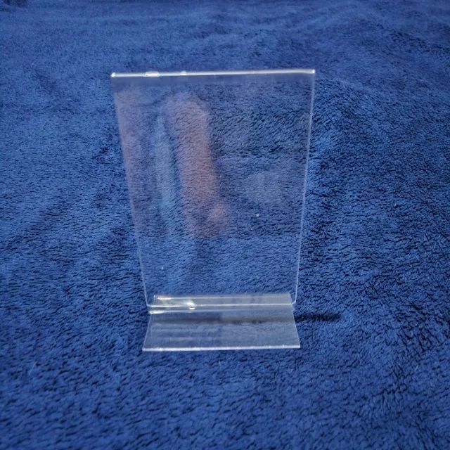 Expositor T A6 Acrílico Balcão Mesa Qr Code - 10x15