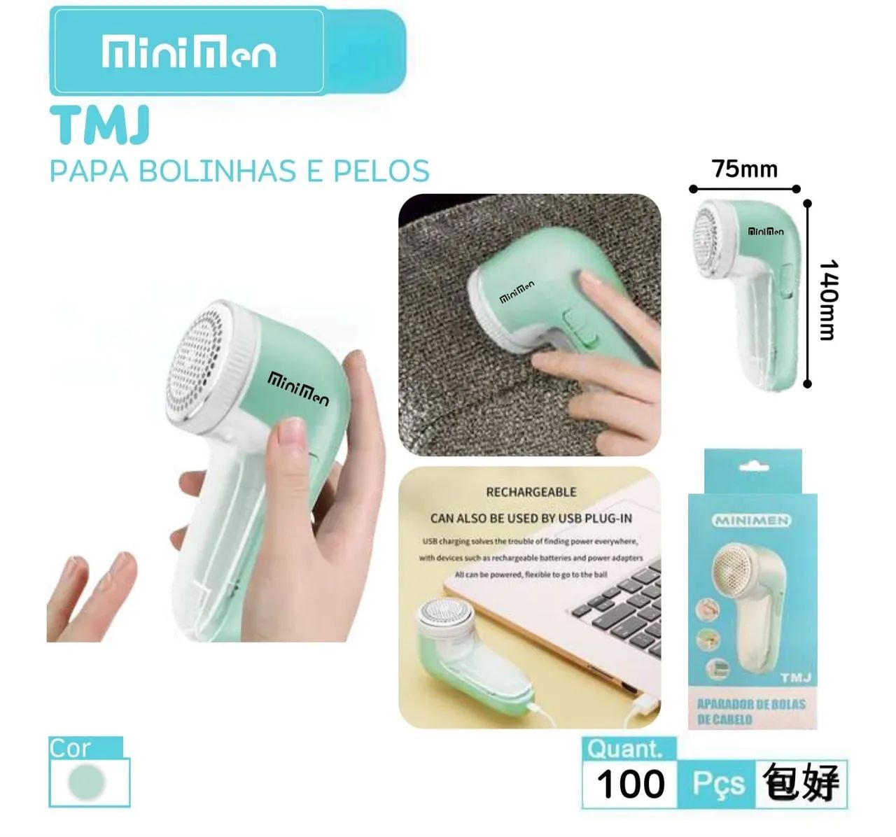 Removedor Bolinhas Da Roupa Elétrica - Foto 3